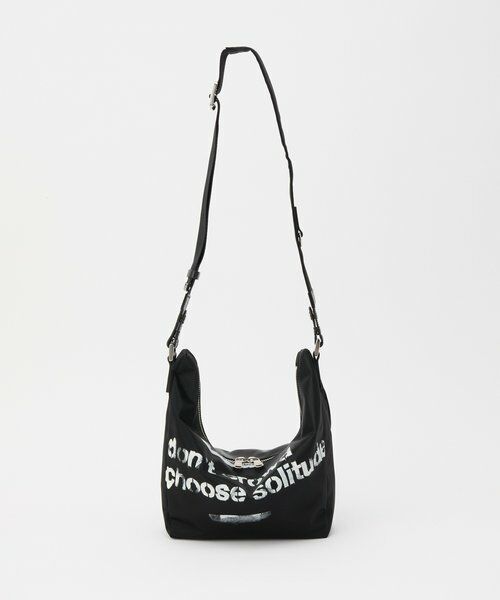 russet / ラシット ショルダーバッグ | ステンシル風プリント ナイロン2WAYミニショルダーバッグ | 詳細20