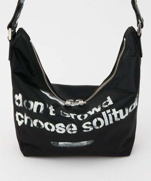 russet / ラシット ショルダーバッグ | ステンシル風プリント ナイロン2WAYミニショルダーバッグ | 詳細21