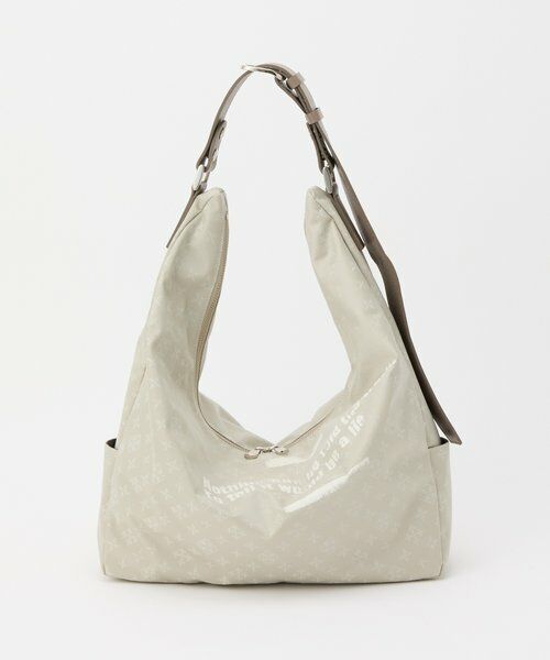 russet / ラシット ショルダーバッグ | ステンシル風プリント ナイロン2WAYショルダーバッグ | 詳細1