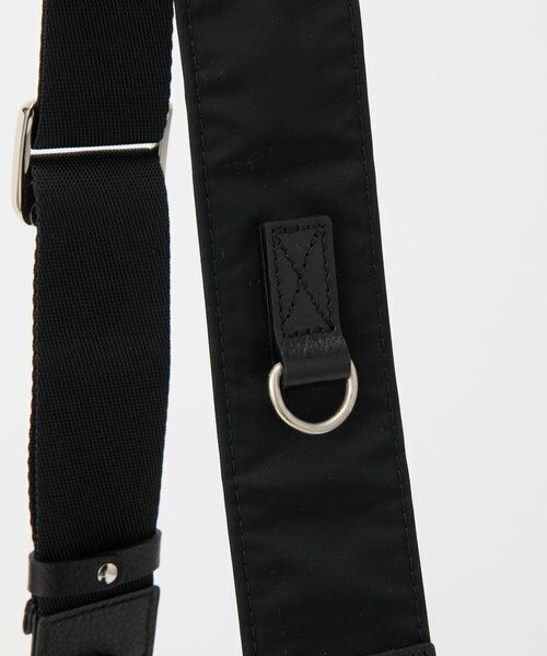 russet / ラシット ショルダーバッグ | ステンシル風プリント ナイロン2WAYショルダーバッグ | 詳細27