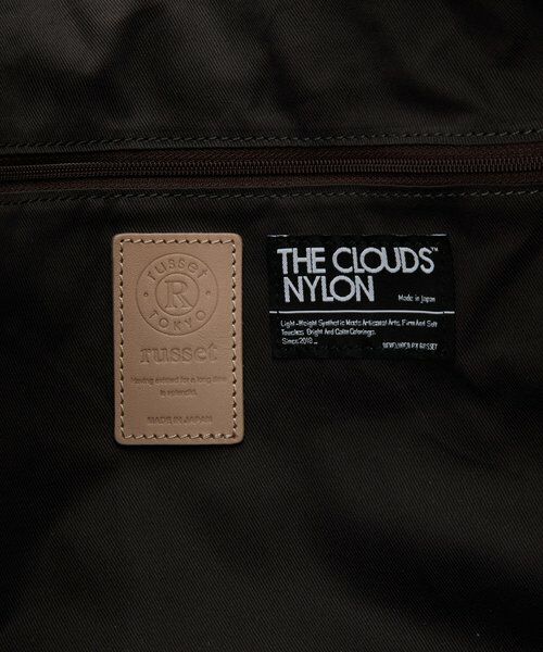 russet / ラシット ショルダーバッグ | ステンシル風プリント ナイロン2WAYショルダーバッグ | 詳細30