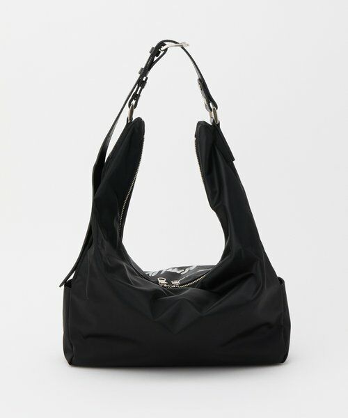 russet / ラシット ショルダーバッグ | ステンシル風プリント ナイロン2WAYショルダーバッグ | 詳細20