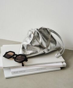 russet / ラシット ショルダーバッグ | レザー巾着4WAYミニショルダーバッグ