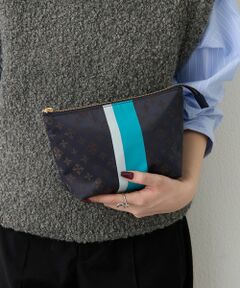 russet / ラシット その他小物 | ラインプリントポーチ M