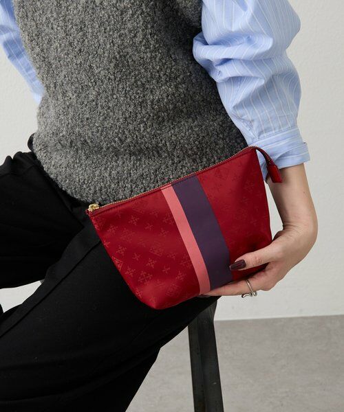 russet / ラシット その他小物 | ラインプリントポーチ M | 詳細2