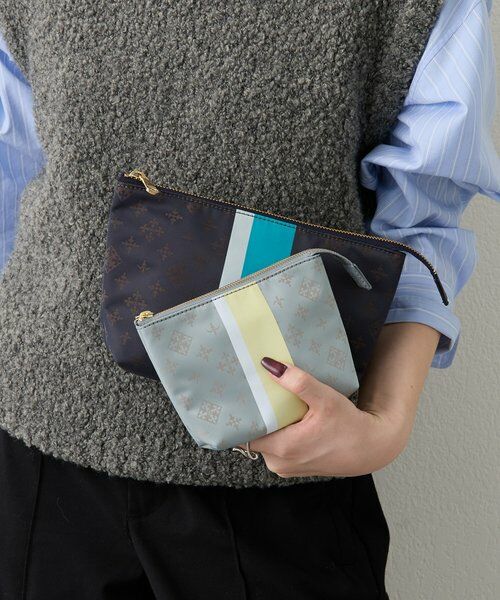 russet / ラシット その他小物 | ラインプリントポーチ S | 詳細5