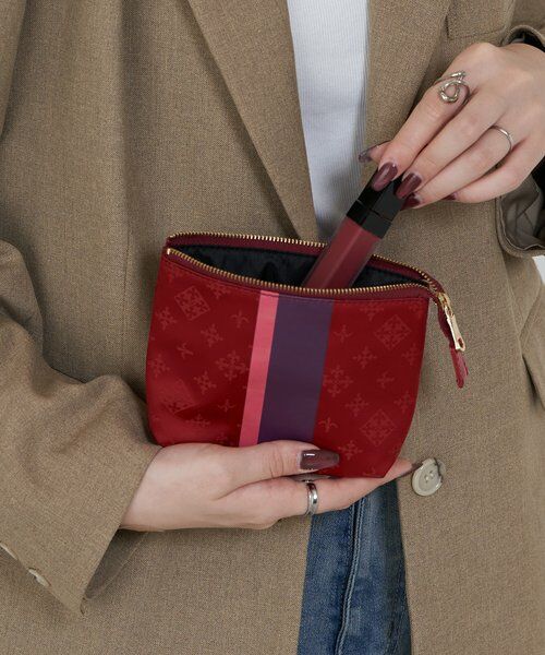 russet / ラシット その他小物 | ラインプリントポーチ S | 詳細15