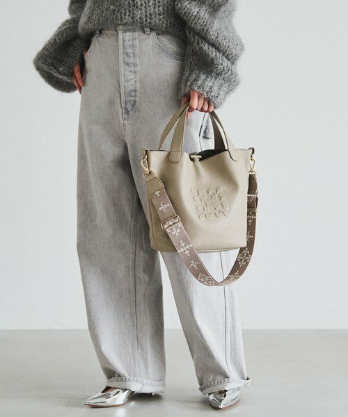 russet / ラシット トートバッグ | 《WEB限定》エンボスモノグラム2WAYミニトートバッグ | 詳細8