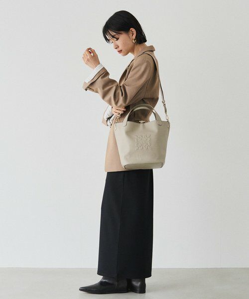 russet / ラシット トートバッグ | 《WEB限定》エンボスモノグラム2WAYミニトートバッグ | 詳細9