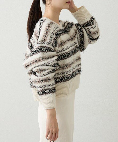 russet / ラシット ニット・セーター | フェアアイルクロップドニット | 詳細2