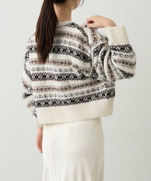 russet / ラシット ニット・セーター | フェアアイルクロップドニット | 詳細3