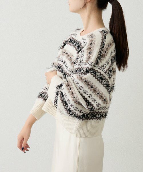 russet / ラシット ニット・セーター | フェアアイルクロップドニット | 詳細4