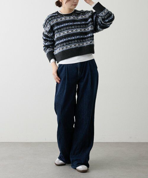 russet / ラシット ニット・セーター | フェアアイルクロップドニット | 詳細9