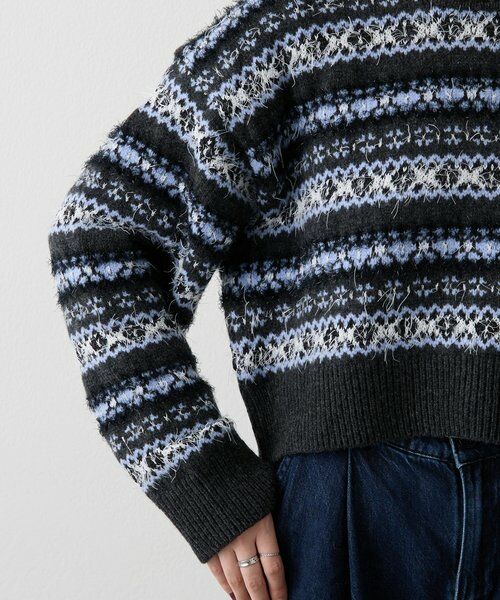 russet / ラシット ニット・セーター | フェアアイルクロップドニット | 詳細19