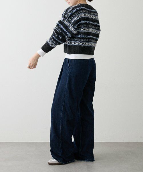 russet / ラシット ニット・セーター | フェアアイルクロップドニット | 詳細12