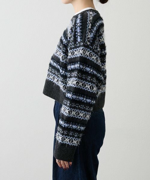 russet / ラシット ニット・セーター | フェアアイルクロップドニット | 詳細15
