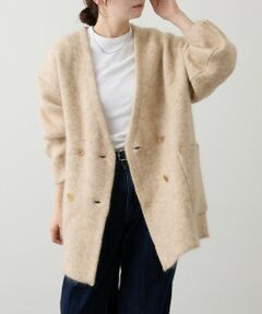 russet / ラシット その他アウター | モヘアダブルニットコート