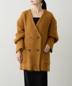 russet / ラシット その他アウター | モヘアダブルニットコート