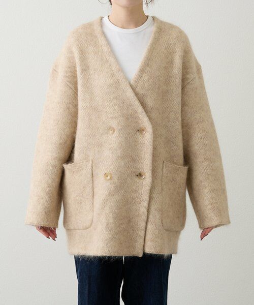 russet / ラシット その他アウター | モヘアダブルニットコート | 詳細4