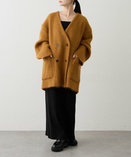 russet / ラシット その他アウター | モヘアダブルニットコート | 詳細12