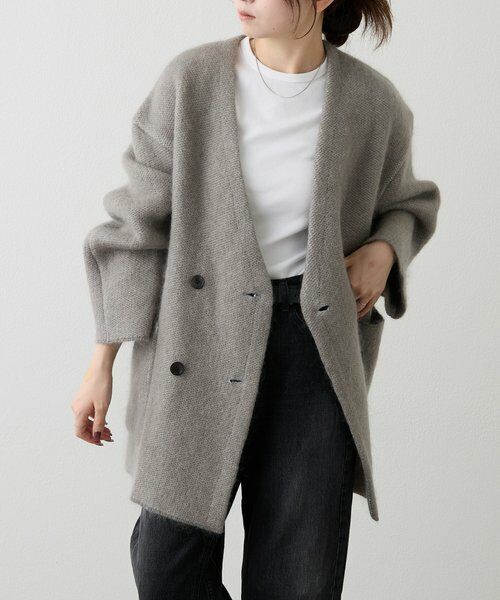 russet / ラシット その他アウター | モヘアダブルニットコート | 詳細18