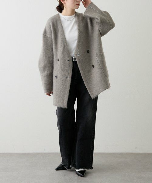 russet / ラシット その他アウター | モヘアダブルニットコート | 詳細22
