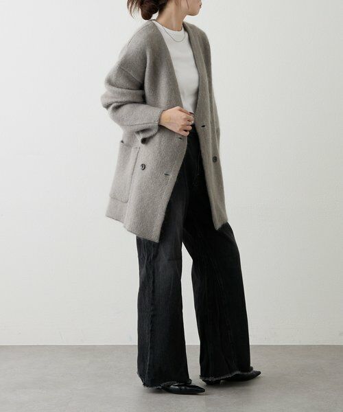 russet / ラシット その他アウター | モヘアダブルニットコート | 詳細23