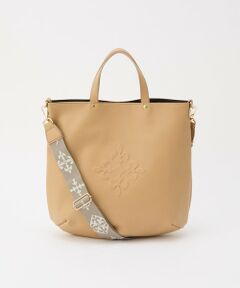 russet / ラシット トートバッグ | 《本革/510g》スリム2WAYトートバッグ <エンボスモノグラム>