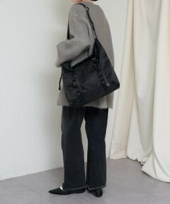 russet / ラシット ショルダーバッグ | ナイロンジャガードメタルバックルショルダーバッグ L