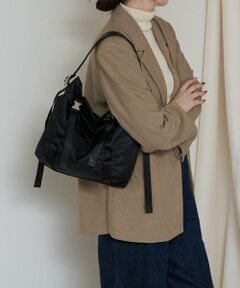 russet / ラシット ショルダーバッグ | ナイロンジャガードメタルバックルショルダーバッグ M