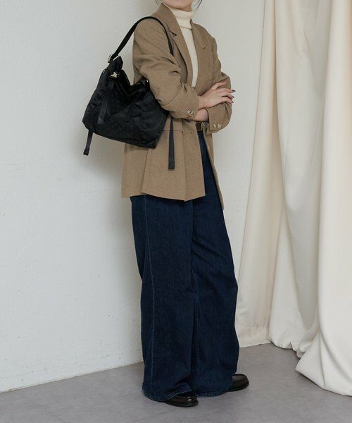 russet / ラシット ショルダーバッグ | ナイロンジャガードメタルバックルショルダーバッグ M | 詳細3