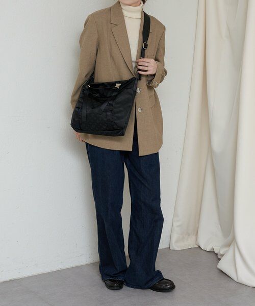 russet / ラシット ショルダーバッグ | ナイロンジャガードメタルバックルショルダーバッグ M | 詳細5