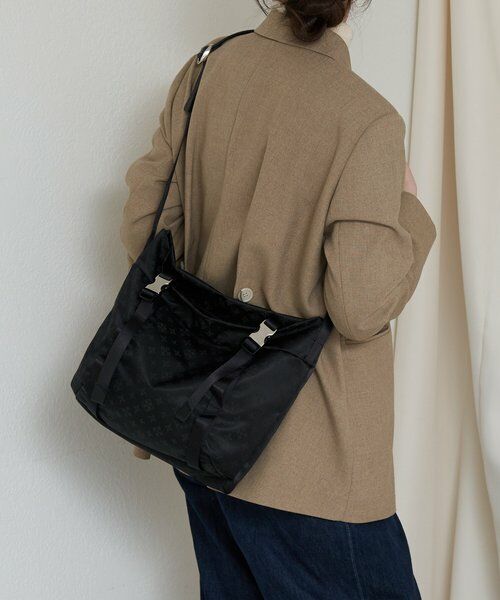 russet / ラシット ショルダーバッグ | ナイロンジャガードメタルバックルショルダーバッグ M | 詳細6