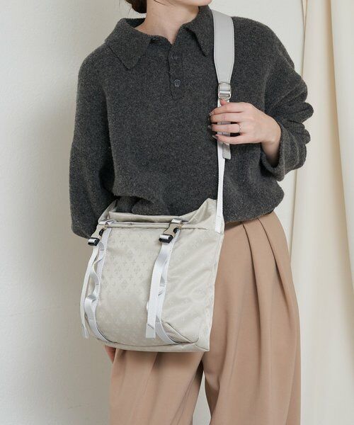 russet / ラシット ショルダーバッグ | ナイロンジャガードメタルバックルショルダーバッグ M | 詳細26