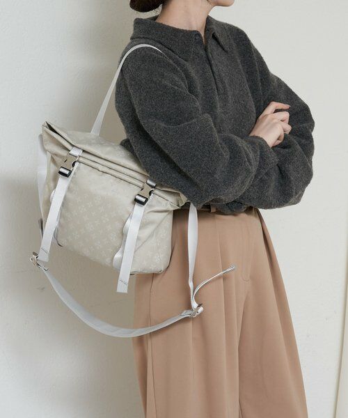 russet / ラシット ショルダーバッグ | ナイロンジャガードメタルバックルショルダーバッグ M | 詳細28