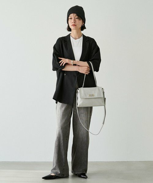 russet / ラシット トートバッグ | 《@__sereko.r__企画》ソフトレザーフラップミニトートバッグ | 詳細4