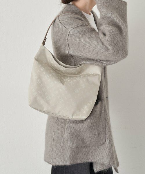 russet / ラシット ショルダーバッグ | ナイロンジャガード2WAYショルダーバッグ（エクリュ）