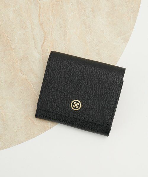 russet / ラシット 財布・コインケース・マネークリップ | サークルプレートハーフウォレット（ブラック）