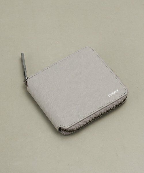 russet / ラシット 財布・コインケース・マネークリップ | ラウンドジップハーフウォレット（グレー）