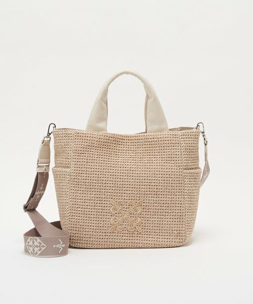 russet / ラシット トートバッグ | ナイロンラフィア2WAYトートバッグ | 詳細1