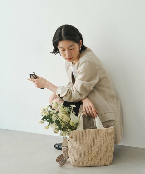 russet / ラシット トートバッグ | ナイロンラフィア2WAYトートバッグ | 詳細15