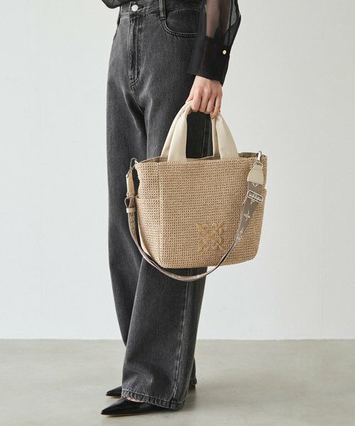 russet / ラシット トートバッグ | ナイロンラフィア2WAYトートバッグ | 詳細19
