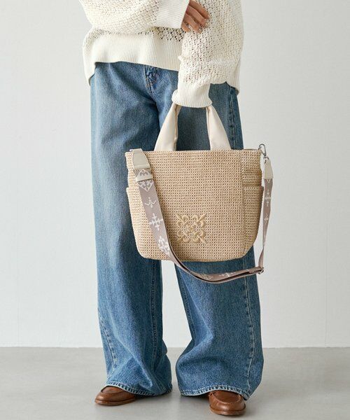 russet / ラシット トートバッグ | ナイロンラフィア2WAYトートバッグ | 詳細20