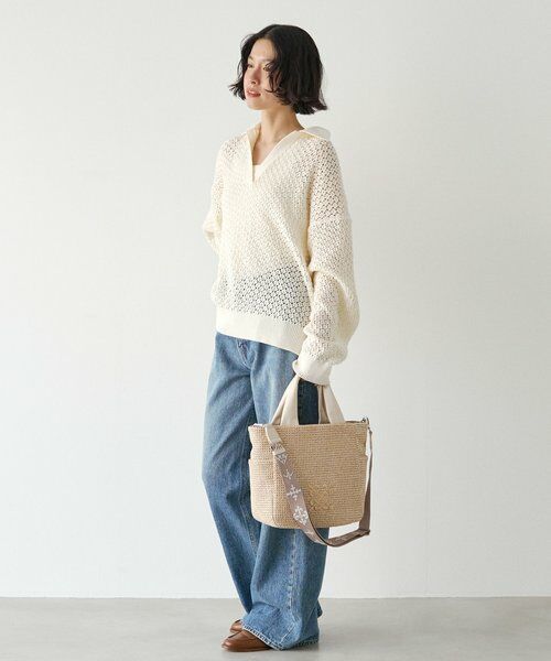 russet / ラシット トートバッグ | ナイロンラフィア2WAYトートバッグ | 詳細21