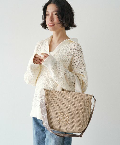 russet / ラシット トートバッグ | ナイロンラフィア2WAYトートバッグ | 詳細22