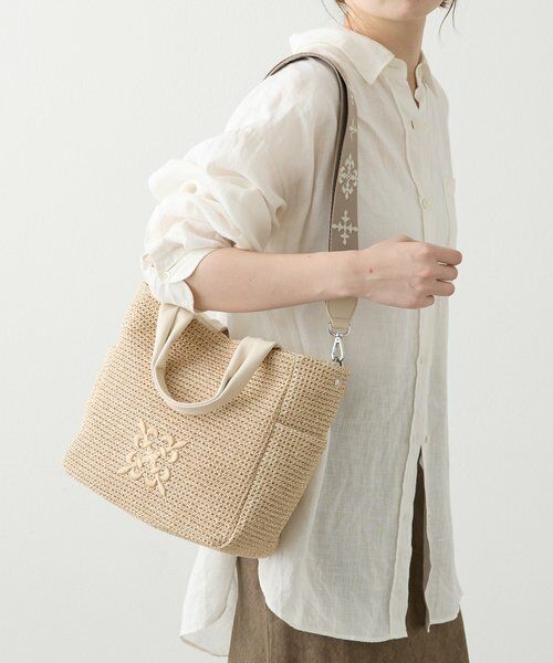 russet / ラシット トートバッグ | ナイロンラフィア2WAYトートバッグ | 詳細24