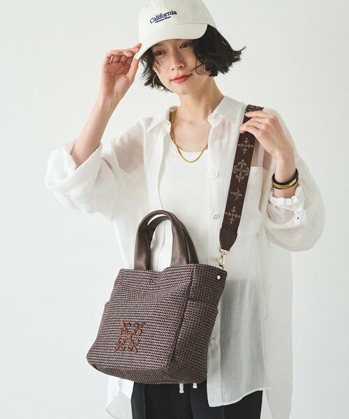 russet / ラシット トートバッグ | ナイロンラフィア2WAYトートバッグ | 詳細30