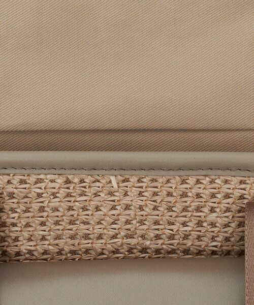 russet / ラシット ショルダーバッグ | ナイロンラフィア×クラウズナイロン コンビ2WAYミニトートバッグ | 詳細2