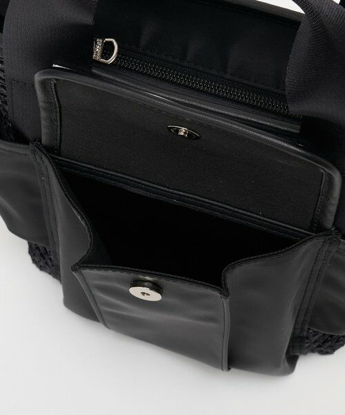 russet / ラシット ショルダーバッグ | ナイロンラフィア×クラウズナイロン コンビ2WAYミニトートバッグ | 詳細17