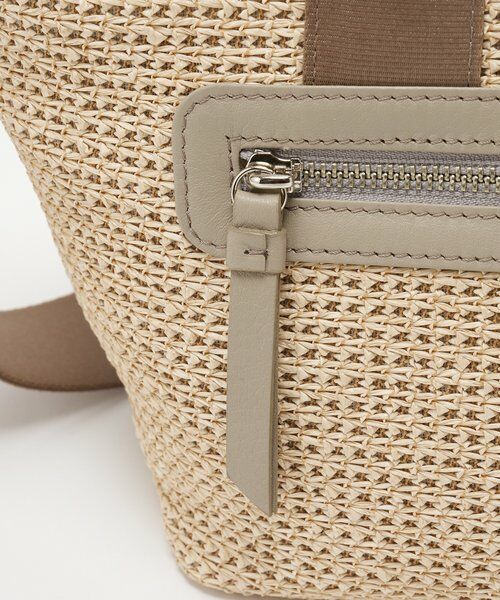 russet / ラシット トートバッグ | ナイロンラフィア×クラウズナイロン コンビ2WAYトートバッグ | 詳細11